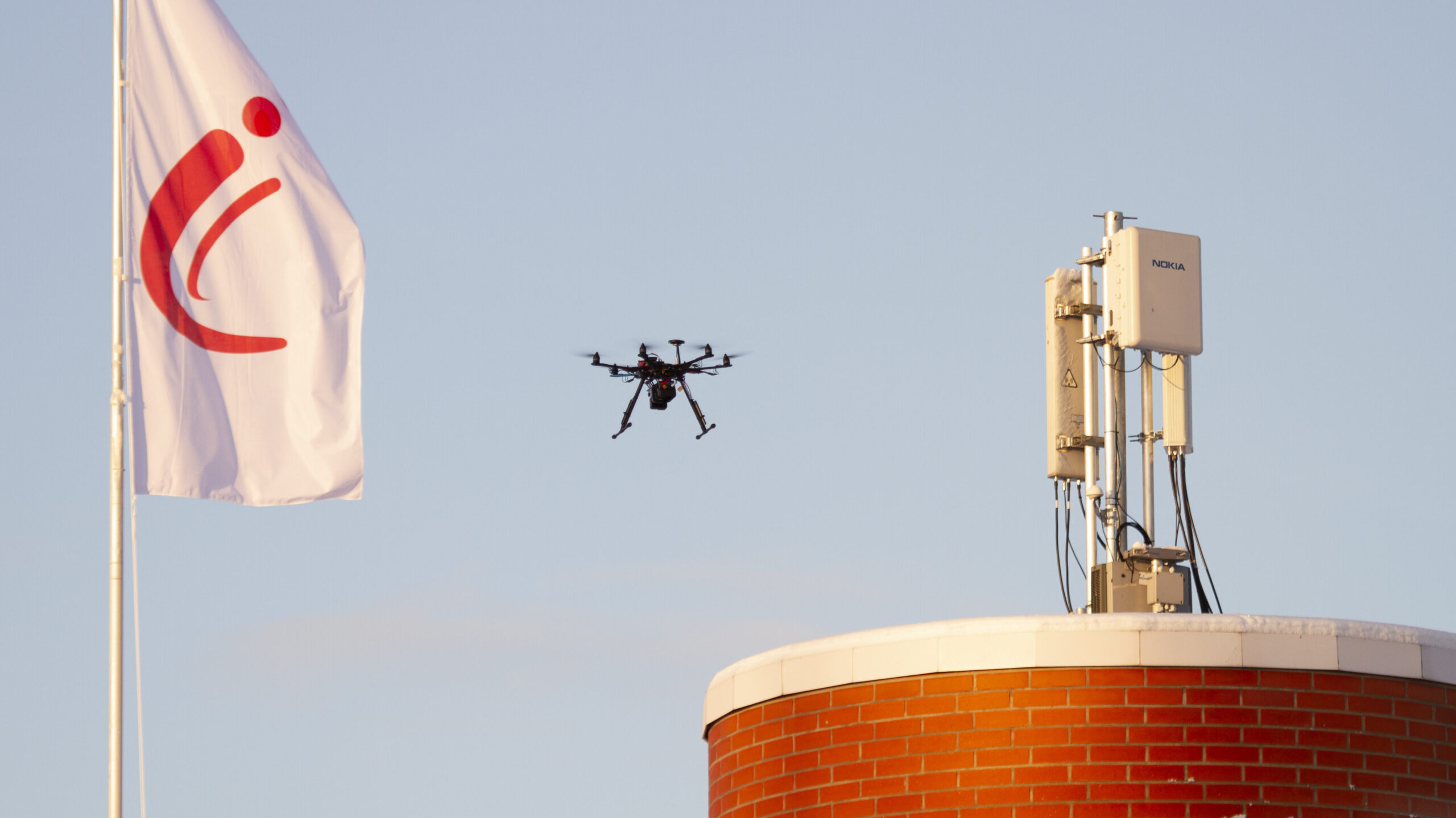 Drone and a base station